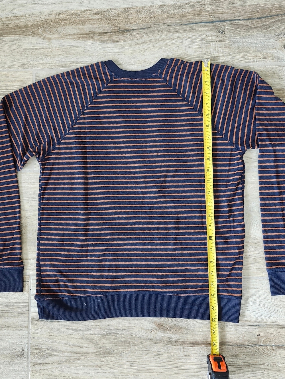 Marine Layer Reversible Raglan  Blue Orange Shirt Women's M - Picture 5 of 10